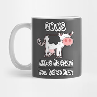 Cow Farming Introvert Saying Mug